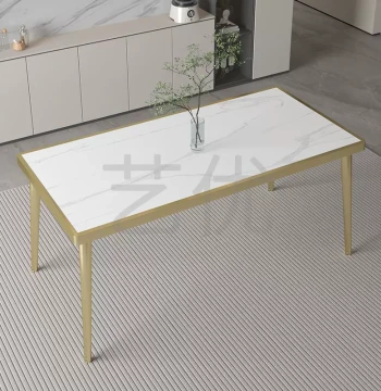Recessed Tile Table Legs - Metal Stand for Square Rock Slab Tables