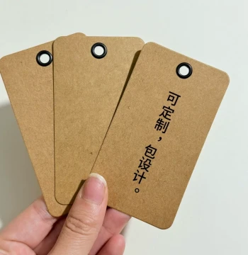 Custom Blank Kraft Paper Tags - Price Labels, Clothing Hang Tags, Handwritten Cards with Metal Grommets