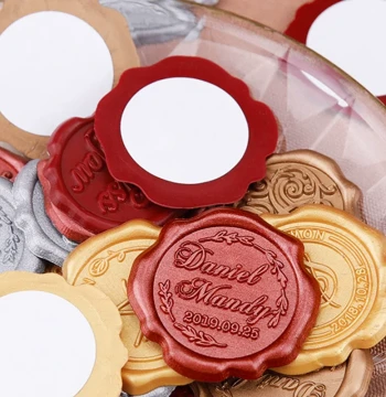Finished Wax Seal Stamps Stickers for Birthday, Creative Wedding, Business Invitations, Gift Packaging Decoration, Retro Handmade Sealing