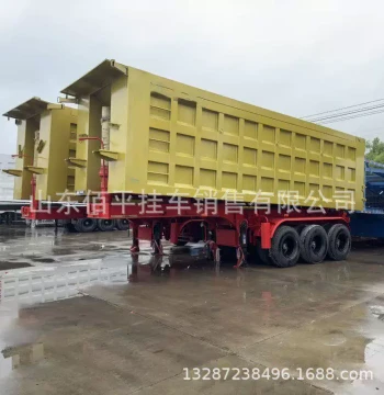 Box-Type Rear-Dump Semi-Trailer Flatbed Dump Truck with High Load Capacity and Integrated Design