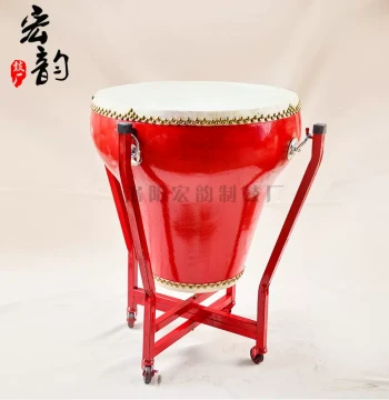 Factory Sale 18-Inch Flower Pot Drum - Traditional Folk Instrument with Cowhide Head