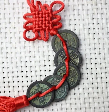 Authentic Five Emperor Coins, Antique-style Polished Shunzhi, Kangxi, Yongzheng, Qianlong, Jiaqing Five Emperor Coin Purse, Genuine Qing Dynasty