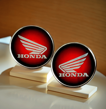 Metal Laser Sticker for Honda Motorcycle Fuel Tank Modification, 3D HONDA Emblem Decal