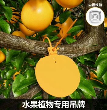 Logistics Hang Tag, Plastic Integrated Label for Sea Fishing, Gardening, Fruits, Vegetables, Express Delivery Zip Tie Label