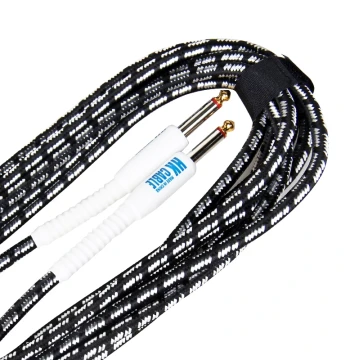 Electric Guitar Instrument Cables - 3m, 5m, 10m, 15m, 20m Noise-Reducing Audio Lines for Bass and Guitar
