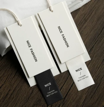 Premium Light Luxury Clothing Store Hang Tag Customization, Woven Label, Thickened Tag, Logo Design