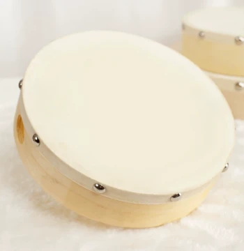 Children's Tambourine for Dance Exams and Performances, Orff Percussion Instrument, Hand Drum Teaching Tool for Teachers and Kindergartens