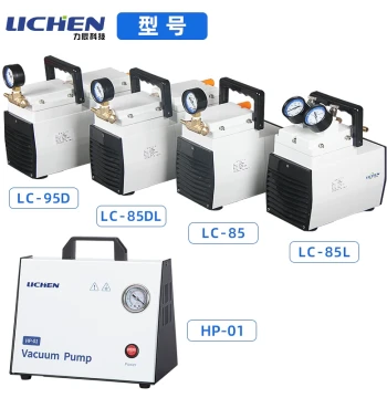 Lichen Tech Micro Silent Oil-Free Diaphragm Vacuum Pump for Industrial Filtration, Pneumatic Diaphragm Pump for Positive/Negative Pressure