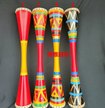 Yao Ethnic Long Drum with Cowhide Head for Dance and Performance