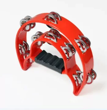 Handheld Shaker Bell for KTV and Kindergarten - Tambourine, Maraca, and Ring Instruments for Party Cheer and Music Play
