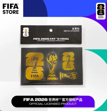FIFA 2026 World Cup Metal Sticker Set, Creative Cartoon Stickers for Journaling, Decorative Atmosphere Decals, Gift
