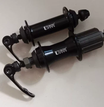 U CROSS Cartridge V-Brake/Rim Brake Hub 28/32/36 Holes for Mountain and Road Bikes, Spacing 100/135/130mm, Invoice Available
