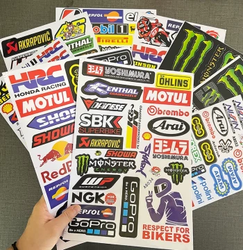 Motorcycle Stickers, Bike Decals, Scorpion Helmet Stickers, Waterproof & UV-Resistant, Reflective Decorative Graphics for E-Bikes