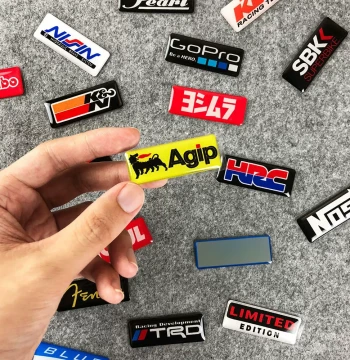 3D Reflective Sticker Decals for Sponsors, Motorcycles, EVs, Laptops, and Suitcases