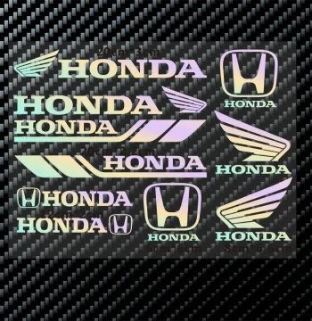 Reflective Stickers for Honda RX125, PCX160, CBR650R, CM300, and CB400F Motorcycles