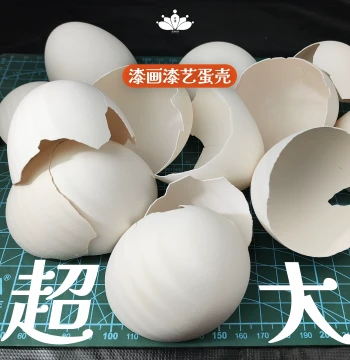 Lacquer Art Inlay Materials | Washed White Eggshell (Chicken/Duck) | Eggshell Powder for Lacquer Painting