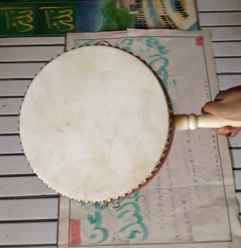 6-Inch and 8-Inch Handled Hand Drums (20cm/26cm) with Cowhide Heads