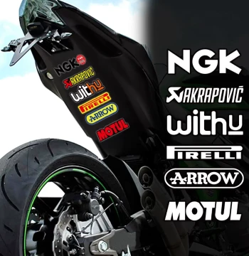 Reflective Motorcycle Rear Fender Sticker - Waterproof Decal for KTM/DUKE, Yamaha R1/R6, Kawasaki