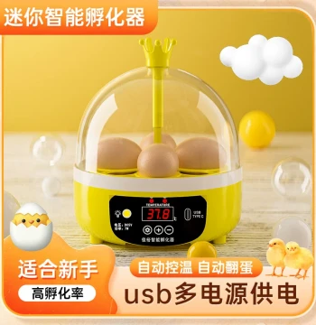 USB Portable Egg Incubator - Small Fully Automatic Smart Hatcher (Single Unit Pricing)