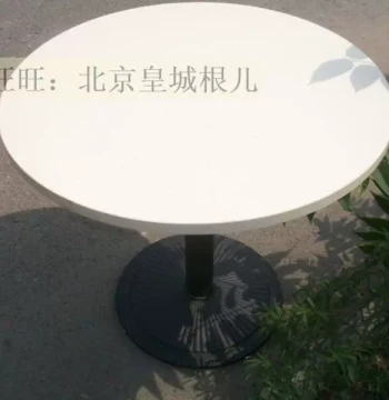 Coffee Table 70*70cm Round - Western Dining Table, Fast Food Table, Tea Table, Negotiation Table, Cast Iron Table, Direct from Manufacturer