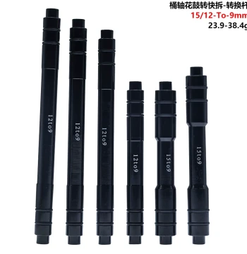 Mountain/Road/Snow Bike Thru-Axle Hub Conversion Axle 12/15mm to 9mm Aluminum Alloy Quick Release Adapter
