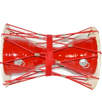 Qibaoju 9-Inch Ethnic Drum with Pull Rope - Percussion Instrument