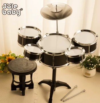 Kids' Mini Jazz Drum Set Toy for Beginners (Ages 3-5)