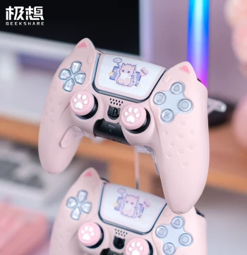 Jixiang PS5 Controller Case, Switch Pro and Xbox Silicone Cover with Joystick Caps and Shell Accessories