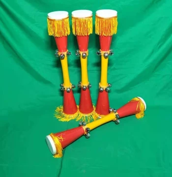 Yao Ethnic Adult Long Drum, Slender Waist Drum for Dance, Public Classes, Art Exams, and Square Performances