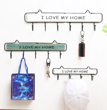 Creative Entryway Wall Hook for Keys, No-Drill Heavy-Duty Coat Rack and Storage Solution