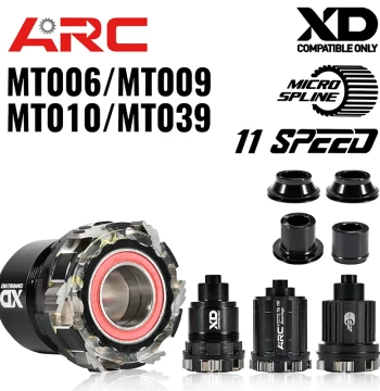 ARC Bicycle Hub Bearing Freehub Body End Caps Repair Parts for 8/9/10/11/12 Speed, Models 007, 005, 010, 009