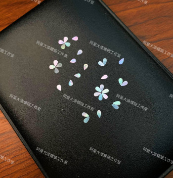 Mother-of-Pearl Shell Sheets, White Butterfly Shell, Teardrop Lacquer Inlay Materials for Jewelry and Lacquer Art