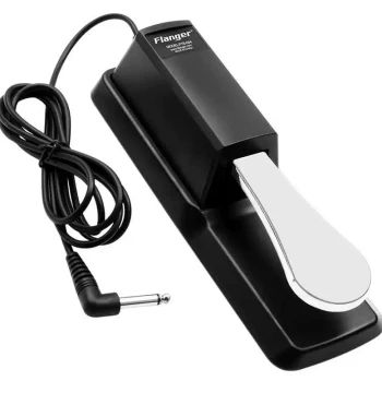 Flanger Sustain Pedal for Electronic Keyboards and Digital Pianos