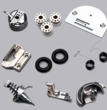 Vintage Sewing Machine Parts Assortment Treadle Old Butterfly Flying Man Shanghai Home Components Bobbin Case Belt