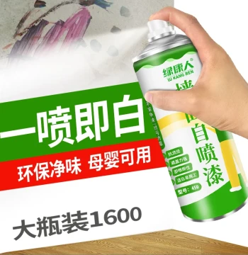White Wall Self-Spray Paint - Indoor Home Latex Paint for Wall Repair and Covering Stains