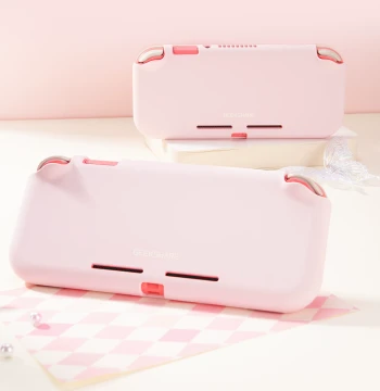 Nintendo Switch Lite Liquid Silicone Protective Case - Full-Cover Shockproof Shell for Girls