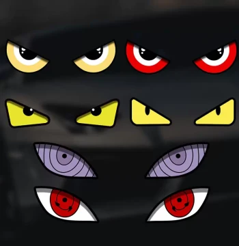 Devil Eyes EV Sticker for Suzuki UY125 Niu Xiao Yadea No.9 Motorcycle Helmet Reflective Decorative Decal