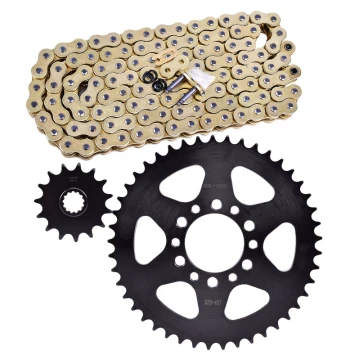 Rear Sprocket Modification for Suzuki Small-Eye DR200 Motorcycle DF200 Large and Small Gears Chain Sprocket Set