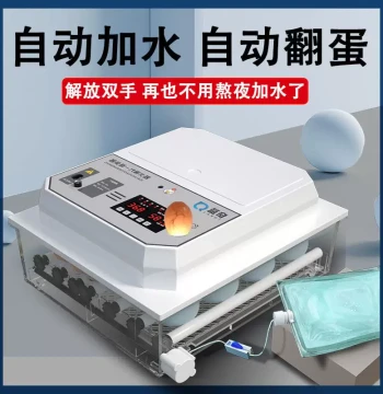 Small Household Automatic Smart Incubator - For Hatching Chicks, Ducks, Geese, Pigeons, and Quails