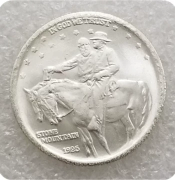 Handcrafted Retro Aged Alloy Replica Prop, Antique-Style Craft, US 1925 Commemorative Silver Dollar