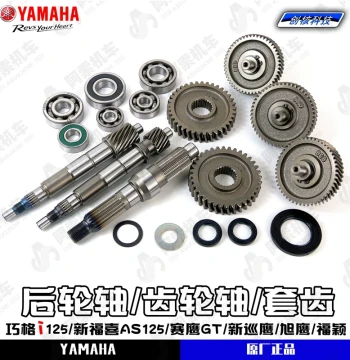 Jog i125 Gear Set New Fukki AS Saiying New Xunying Xuying Rear Transmission Box Gear Shaft Final Drive Rear Wheel Bearing
