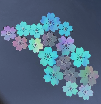 Cherry Blossom Mother-of-Pearl Inlay White Butterfly Shell Luminous Shell Pieces Pearl Shell Large Lacquer Lacquerware Lacquer Painting Lacquer Art Inlay Materials