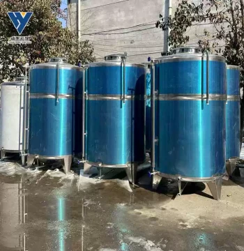 Food-Grade 304 Stainless Steel Vertical Conical Bottom Water Storage Tank