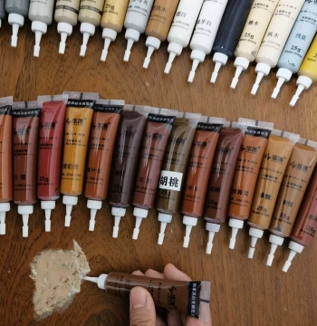 Wood Repair Paste and Touch-Up Pen: Fixes Furniture, Cabinets, Paint Chips, Cracks, Nail Holes; Waterproof Floor Color Restorer