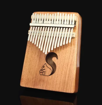 KERUS Kalimba Thumb Piano - 17-Note Mahogany Finger Piano for Beginners