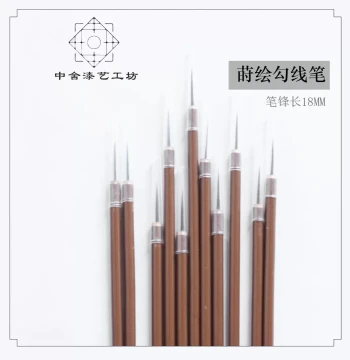 Maki-e Liner Brush for Kintsugi Repair, Lacquer Painting, and Thangka Art - Ultra-Fine Hair with Free Shipping