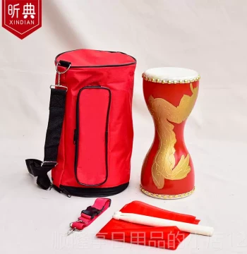 Premium Xindian 14c Adult Hand Drum, Chest Drum, Cowhide Drum - Guangpi Square Dance Fitness Instrument, Children's Performance Percussion