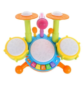 Kids' Drum Set - Educational Toy for Ages 1-3, Boys & Girls, Includes Drumsticks, Percussion Instrument