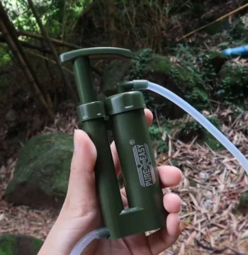 Jingyi Individual Water Purifier, Outdoor Wilderness Earthquake Emergency Drinking Water Equipment, Bacteria Removal Portable Purifier Gear