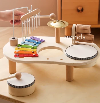 Children's Drum Set Music Toy for Babies - Art Enlightenment Percussion Instrument Gift for Boys and Girls Aged 1-3